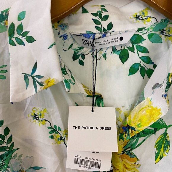 NWT Zara Bloggers Favorite The Patricia Floral Dress - Picture 7 of 15